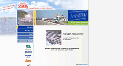 Desktop Screenshot of garagen-assing.de